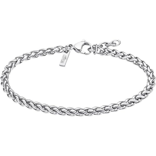 Collar De Hombre Lotus Style Ls2222-1/1 Men In Black De Acero Inoxidable Acabado Brillo