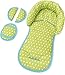 Produktbild Priebes Emil Sitzverkleinerer mit Gurtpolstern / Universal-Set mit Kopfschutz, Sitzverkleinerer, Gurtpolster und ein Sitzverkleinerungskeil / Universal für jede Babyschale, Design:dots lime
