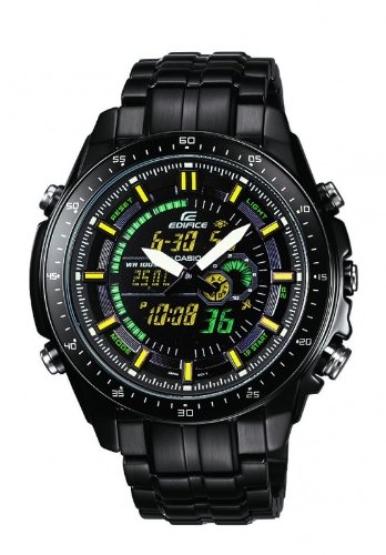 Casio Edifice Herren-Armbanduhr Analog / Digital Quarz EFA-132BK-1AVEF Casio Edifice Herren-Armbanduhr Analog / Digital Quarz EFA-132BK-1AVEF