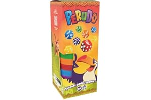 Asmodee - PERUDO Nouvelle Version - Jeu de Société d'Ambiance pour Adultes et Enfants dès 8 Ans - Secouez, Parlez, Gagnez - Jeu de dés et de Bluff - 2 à 6 Joueurs - 30 Min - en Français - Zygomatic