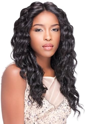 Sensationnel Empress Custom Lace Front Edge Wig - Loose Deep (1 - Jet Black) by Hair Zone