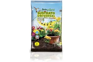 Infertosa | Brio Plant Sustrato Universal | Preparado para Plantas de Interior y Exterior | Contiene Perlita | Aporta Todos los Nutrientes a Tus Plantas | 5 L