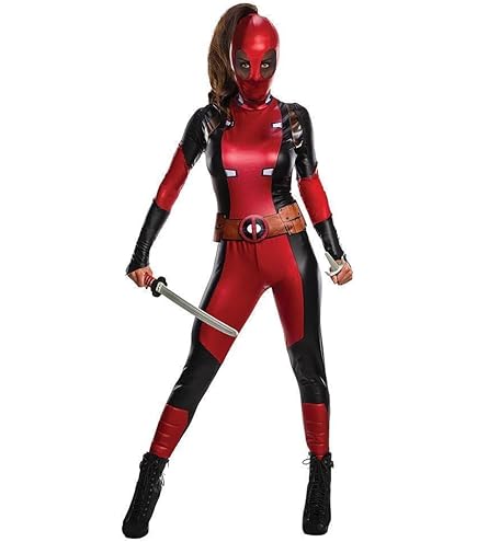Crazy harley quinn jurk rood kind