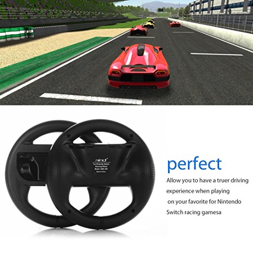 Preisvergleich Produktbild Swiftswan 2pcs / Set Racing Game Lenkradfernbedienung für Nintendo Switch