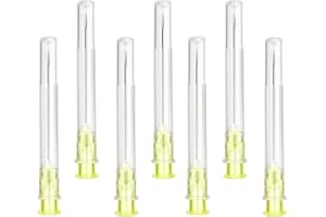 primeTEQ 100 tubi di erogazione in acciaio inox da 20 g (0,9 mm x 25 mm), diverse dimensioni: 18 G/19 G/20 G/21 G/22 G/23 G/25 G/26 G/27 G, 30 G, per industria, hobby e casa