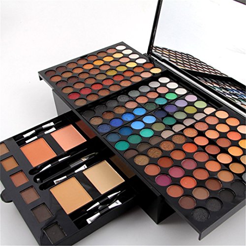 FantasyDay® Professionelle 180 Farben Lidschatten Palette Makeup Kit mit Lipgloss Concealer und Rouge – Ideal für Sowohl den Professionellen als auch Persönlichen Gebrauch - 5