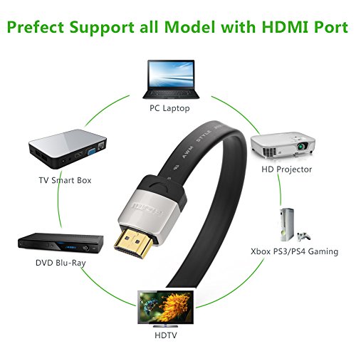 Ugreen High Speed 3m 90 Grad Winkelstecker HDMI Kabel mit Ethernet für Ultra HD 4K 3D, Kompatibel mit Blue-ray Playern, 3D Television,HDTV, Roku, Xbox360, PS3, Apple TV usw - 7