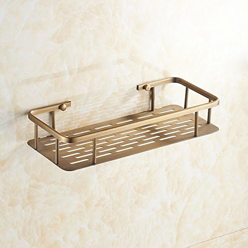 TougMoo Classic Wall Mounted Single Bathroom Bath Towel Rack Gold-Plate Towel Holder With Towel Bar Bathroom Accessory,Antique