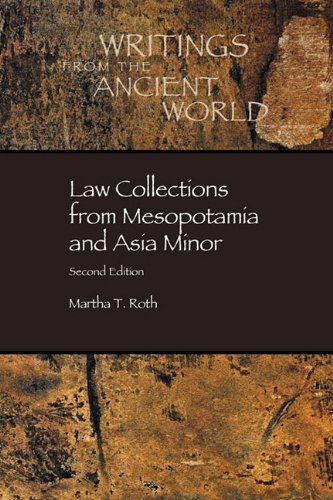 Télécharger Law Collections from Mesopotamia and Asia Minor Gratuit