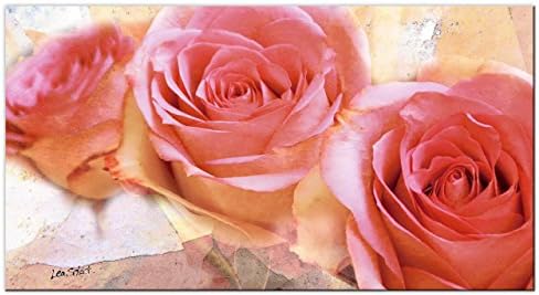 Wall Art Premium Quality Canvas Print - Joy of Roses - by Lea Schock - Large Size Wall Decoration