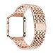 Produktbild Sansee Fitbit Blaze Smart Uhr BK Edelstahl Armband Armband Armband (Rose Gold)