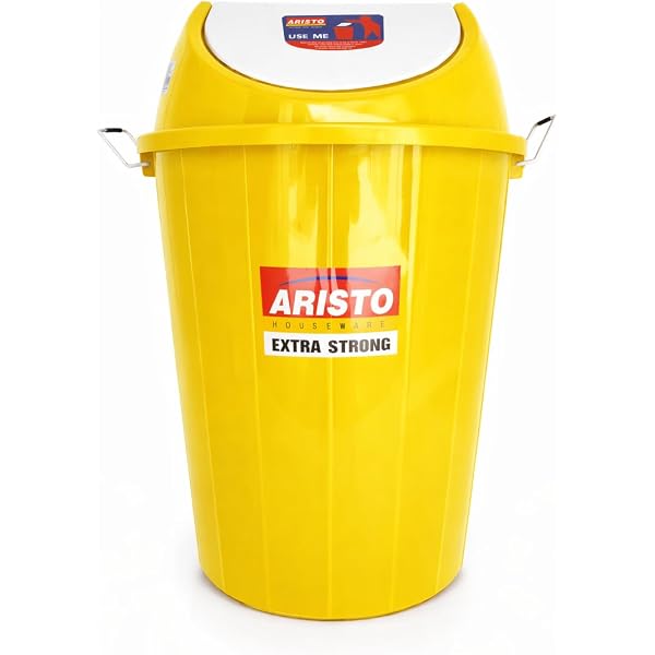 mahananda Swing Lid Garbage Waste Dustbin 22 LTR/Trash Bucket