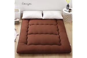 WSGJHB Thicken Tatami Floor Mattress, Moisture Proof Warm Foldable Tatami Mattress Topper, Single Double Sleeping Mat Student Dormitory Futon Mattress,B,90x200cm(35x79inch)