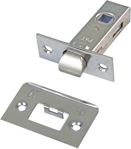 Amig - Deurgreepset met rozet - Model 3RBX - 140 x 19 mm - 8 mm vierkante spindel - Elegant en eenvoudig ontwerp - Matzilver roestvrij staal