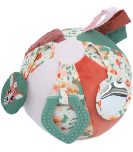 Les Déglingos Anneau Dentition Hochet Maracas – Speculos Le Tigre – 13 Cm – Dès La Naissance