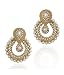 Youbella White Pearl Gold Plated Dangle & Drop Earrings For Women & Girls RS.199.00