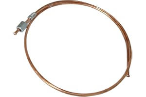 AERZETIX: Tubo per freno in rame Ø4.76mm con raccordi F10x1/M10x1 (110cm)