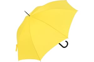 RS-VERSAND RS-Stockschirm groß stabil für Damen und Herren mit Automatik- gelb
