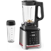 Tefal InfinyMix high-speed hand blender 5 car programs + manual setting 26 l tritan container incl. 600ml travel cup / rammer / recipe booklet silver BL91HD31