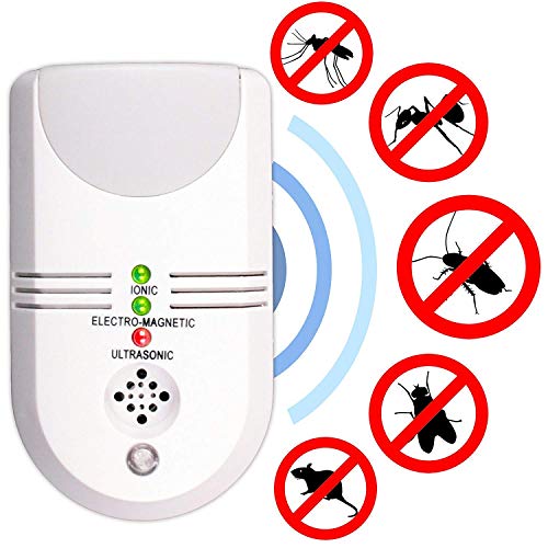 New Upgrated Cozy Life Ultrasonic Indoor 5 in 1 Pest, Insect Control & Rodent, Rat, Mouse Control Repeller/Repellent. Totally Safe for Humans and Pets,Perfect for Home Protection. Most Powerful Electronic Pest Control Deterrent against Mice, Moths, Ants, Bugs, Fleas. (UK Plug,Simply Plug In,Auto Night Light )
