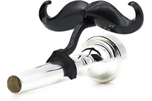 Brasstache - Clip-on Mustache for Trumpet Mouthpiece