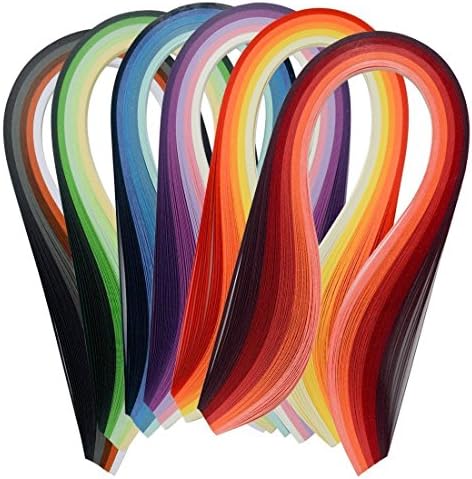 Paper Quilling Set 600 Strips Multicolor 39cm Length/3mm Width Available