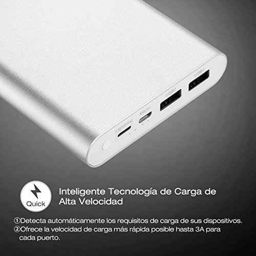 Poweradd Pliot 4GS Plus 20000mAh Cargador Pot til con Lightning y Micro Entrada 3 6A para iPhone iPad iPod Samsung m s Otros Tel fonos y Tabletas - Plateado Apple y Micro Cable Incluido reviews Poweradd Pliot 4GS Plus 20000mAh Cargador Pot til con Lightning y Micro Entrada 3 6A para iPhone iPad iPod Samsung m s Otros Tel fonos y Tabletas - Plateado Apple y Micro Cable Incluido