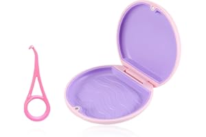 DEZP DEZ 1 PCS Dental Appliance Holder,Dental Bite,Toothbrush Holder,Denture Tray,Appliance Holder Boxes,Portable Travel Toothbrush Holder And 1Pc Tooth Extractor(Pink)