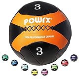 PRODUCTO: Wall ball profesional de 3 kg, ideal para realizar una gran variedad de ejercicios FUNCTIONAL FITNESS, Core Training y para el desarrollo de la velocidad, fuerza y potencia muscular