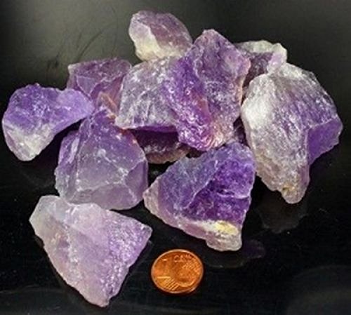 Amethyst Rohsteine 300 gr. Wassersteine Steinewasser Grundpreis 1 kg = 16,50 €