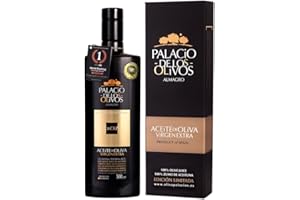 Palacio de los Olivos - Aceite De Oliva Virgen Extra Picual Gourmet - Prensado en Frío, Recolección Temprana - Botella 500ml con Estuche
