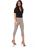 REKUCCI Pantaloni Pinocchietto da Donna Gamba Dritta con Controllo Addominale e Tasca Segreta