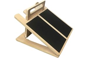 FXR Sports WOODEN SLANT BOARD CALF STRETCH ADJUSTABLE INCLINE BOARD