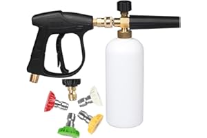 Ruiqas Pistola in schiuma ad alta pressione Foam Lance with 5 Nozzles for Car Cleaning