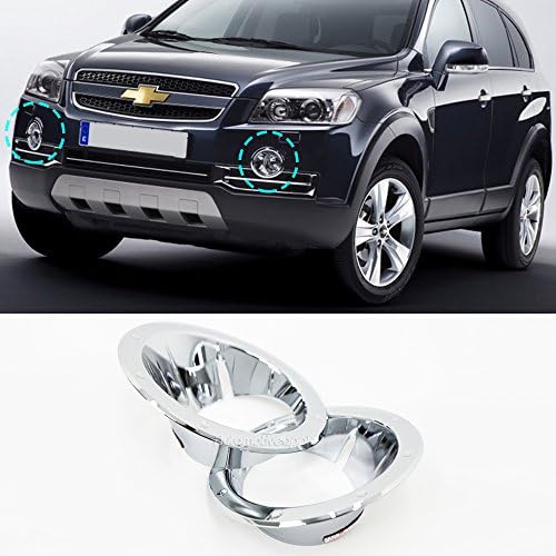 A389 Chrome Fog Light Lamp Trim For 2008-2010 Captiva