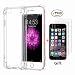 Produktbild Fanxwu Kompatibel mit iPhone 6 Hülle,iPhone 6S Hülle Klar Transparent Weich TPU Silikon [2*Gehärtetes Glas Schutzfolie] Luftkissen-Design Schutzhülle Anti-Kratzer Schützend Case