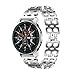 Produktbild BZLine Armband | Luxus Delicate Edelstahl Armband Uhrenarmband | Für Samsung Galaxy Watch 46 mm Smartwatch Bluetooth | Bandlänge: 179mm | Einzigartiges Elegantes Design Damen Herren