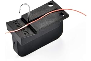 TOPIND Magnetischer Tippet Threader, Angelschnur Threader, Magnetic Fly Threader, 2 Stück pro Packung für das Fliegenfischen