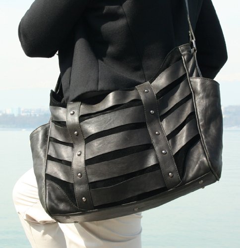 FEYNSINN Schultertasche SARAH – Umhängetasche – Damentasche – echt Leder - 4