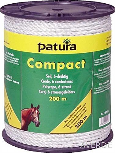 Patura Compact Rope 200 m Roll 6 Niro 0.20 mm White