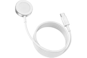 UKIAPONOGO Chargeur pour Apple Watch, Câble de Charge Rapide USB‑C vers Magnétique Watch (1 m), sans Fil Station de Charge Rapide Magnétique Compatible avec Apple Watch Series 9/8/7/6/SE/5/4/3/2/1/Ultra/Ultra 2