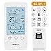 Produktbild SKEY Wetterstation Funk mit Außensensor, Digital Thermometer-Hygrometer für Innen und außen, weiße Hintergrundbeleuchtung und Uhrzeit Anzeige,Weiß