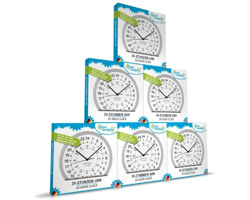 GreatGadgets 1858 „24-Stunden Uhr“ - 8