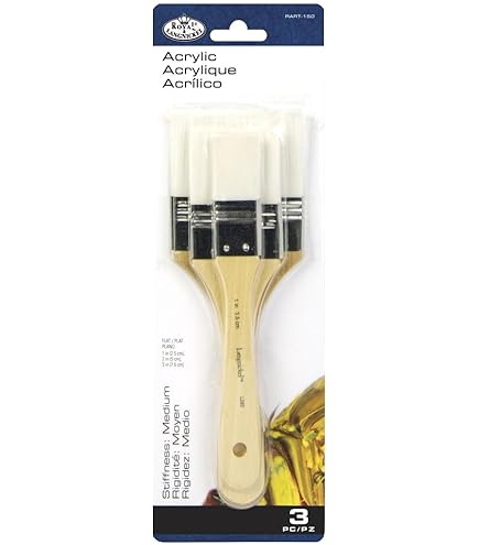 Daler Rowney - 212146002 - Kit De Loisirs Créatifs - Pinceau Éventail Graduate En Brin - Taille 2, Naturel