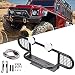 Produktbild boastvi Mini Stoßstange Metall Schutz Front Screening Stoßstange Mit 2 Runden LED-Licht Klettern Auto Schutznetz Für TRX 4 Fernbedienung 4WD Axial SCX 10 Auto RC Modell Upgrade Ersatz Zubehör