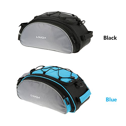 Lixada 13L multifunktionale Fahrrad Tasche Pannier Rücksitz Tasche Handtasche Umhängetasche - 9