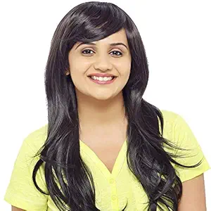 Papillon Desi D | Hair Wigs for Women | Full Head | Natural Looking Artificial Hair | Stylish Wig for Girls & Ladies | Wig for Cancer Patients | Heat Friendly Synthetic Fiber | Easy Wear | Fashion Wig