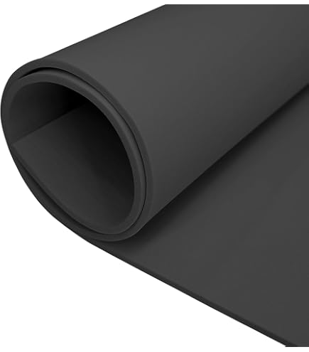 Feuilles De Mousse EVA Autocollante Noire - Lot De 6 Plaques 30x20 Cm Épaisseur 13 Mm - Anti-Vibration & Antidérapant - 8