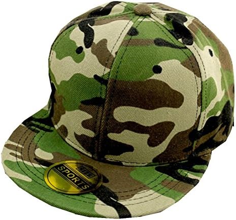 Fashion Military Army Camouflage Hip Hop Outdoor Sport Baseball Snapback Sun Caps Hats (Grey)