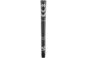 SUPER STROKE SuperStroke Cross Comfort Golf Club Grip | Soft & Tacky Polyurethane That Boosts Traction | X-Style Surface & Non-Slip | Swing Faster & Square The Clubface More Naturally